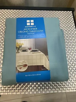 Microfiber Tablecloth For RECTANGUL Oblong Tables 60x102  EssentialHome Westport • $15