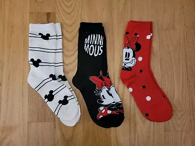 Minnie Mouse  Women's Crew Socks 3-Pair  • $15.99
