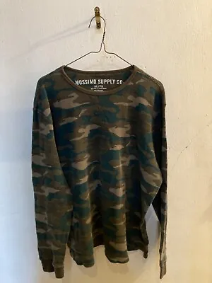 Mossimo Supply Co Men’s Camouflage Thermal Cotton Long-Sleeve Shirt Size XXL • $22