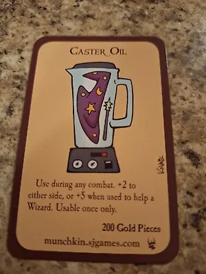 Munchkin Caster Oil Promo Card Steve Jackson Games • $10