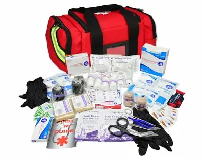 Lightning X Value Compact Medic First Responder EMS/EMT Stocked Trauma Bag W/Sta • $89.99