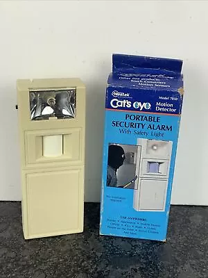 Westek Cats Eye 7050 Motion Sensor Detector Portable Security Alarm W/ Light NOS • $22.95