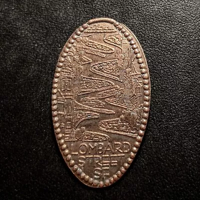 San Francisco Lombard Street - Press Coin Elongated Penny Souvenir • $2.99