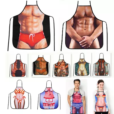 Funny Saucy Novelty BBQ Chef Cooking Aprons Kitchen Gift Adult Costume Aprons • £3.99