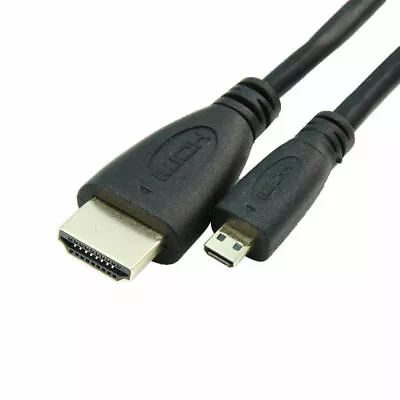 Micro HDMI To HDMI A/V TV Video Cable For Sony Alpha A6000 A5100 A5000 Camera • $7.99