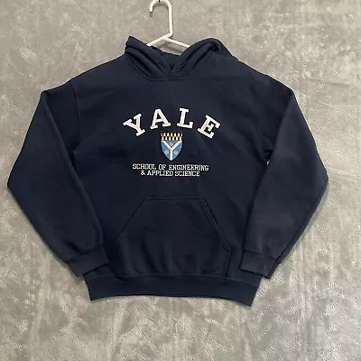 Yale University Hoodie Sweatshirt Womens Small Navy Blue Pullover Engineering • $17.99