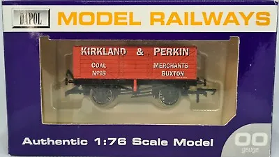 £14.99 • Buy Dapol 7 Plank Open Wagon Kirkland & Perkin Buxton Coal Merch - Limited Edition