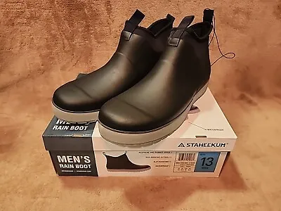 Staheekum Men's Rain Shoes Black Size 13 NEW • $42.95