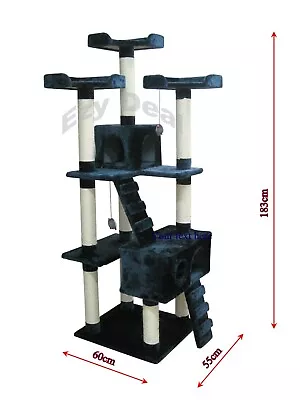 Brand New Large Cat Tree Scratch Post Scratching Pole Toy Tower Gym 183cm * ED38 • $135