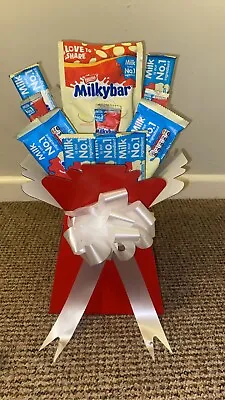 Milky Bar Nestle Chocolate Bouquet Explosion Hamper Any Occasion Perfect Gift • £25