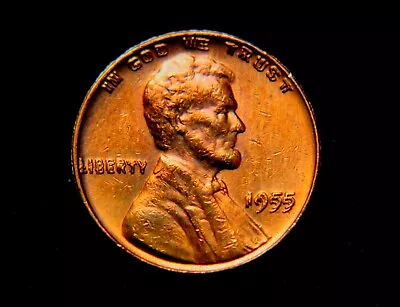 Uncirculated 1955 Double Die Lincoln Wheat Cent Penny Uncertified • $76