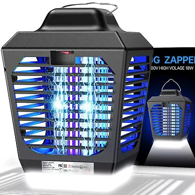 Bug Zapper Two Colors Mosquito Zapper With LED Light Waterproof Fly TrapIn... • $58.81