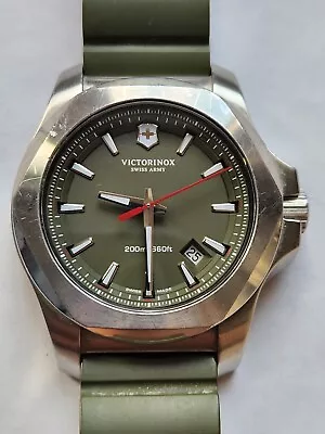 Victorinox Swiss Army INOX Green Dial Swiss Quartz Watch-140712855 • $250