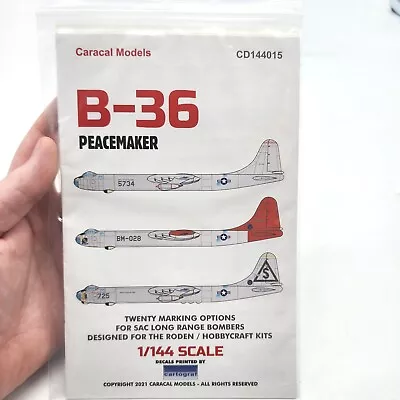 Caracal Models 144015 B-36 Peacemaker 20 Marking Options For Roden / Hobbycraft  • $29.95