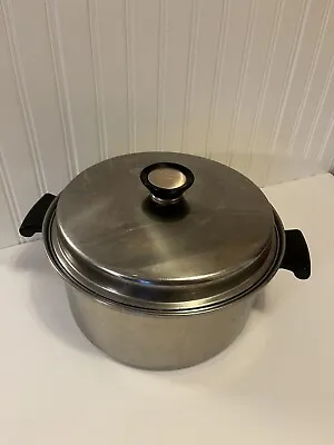 Vtg Duncan Hines 5qt Stainless Steel Cookware 3ply-18-8 Regal Wear USA • $35
