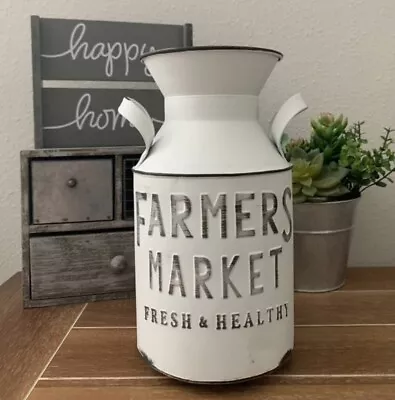 New Farmers Market Rustic Milk Can  • $28