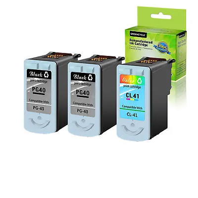 PG-40 CL-41 Ink Cartridge For Canon PIXMA MP140 MP180 MP470 450 MP190 PG40 CL41 • $34.39