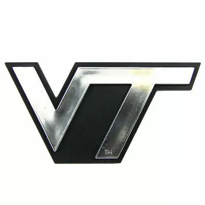 Virginia Tech Hokies 3-d Chrome Auto Car Emblem #01 - New • $8.99