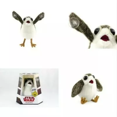 Star Wars The Last Jedi Porg On Board Collectible Suction Cup Plush & Sticker • $14