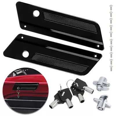 Saddlebag Hinge Latch Cover For Harley Touring Street Glide FLHX Road King 93-13 • $21.59