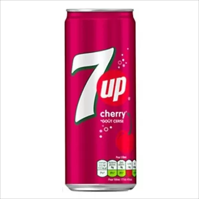 7UP Cherry Flavour Soft Drink  24x330 Ml • £19.99