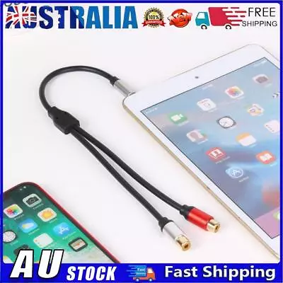 3.5mm Male Plug To Dual 2RCA Jack Cable Stereo Audio Splitter Aux Extension Wire • $9.39