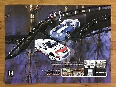 Top Gear Rally GBA SP 2003 Print Ad/Poster Official Nintendo Promo Art N64 Rare! • $14.99