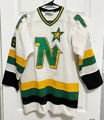 MINNESOTA NORTH STARS 26 Adult Vintage Replica Mesh Hockey Jersey L Pederson's • $142.49