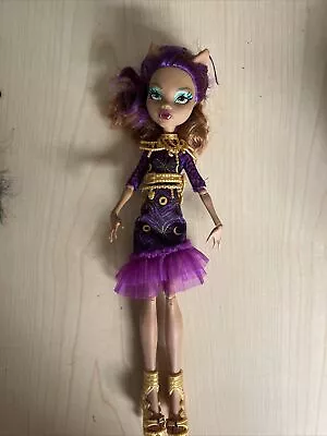 Monster High Doll **Frights Camera Action **Black Carpet CLAWDEEN WOLF • $13.99