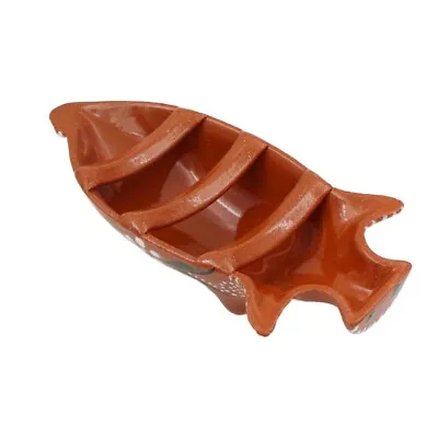 João Vale Hand-Painted Traditional Clay Terracotta Pig Sausage Roaster • $39.95