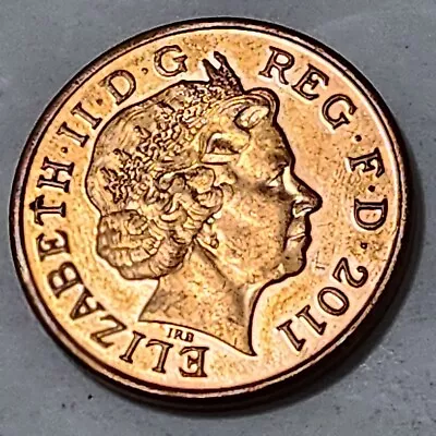 United Kingdom 🇬🇧 One (1) Penny Coin 2011 (queen Elizabeth Ii) • $3.49