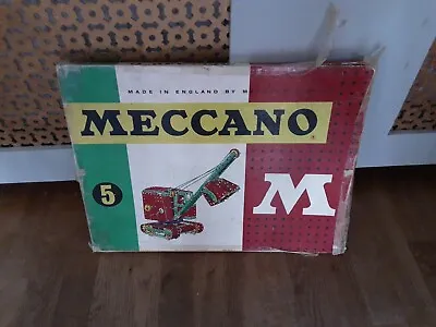 £0.99 • Buy Meccano 1959 - 61 Outfit Box 5 - Lid Only 