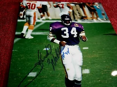 HERSCHEL WALKER Signed Vikings 8x10 Football Photo -JSA Authenticated #FF96968 • $49