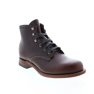 Wolverine 1000 Mile Plain Toe Boot W05301 Mens Brown Casual Dress Boots • £183.99