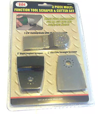 3pc SCRAPER CUTTER BLADES 80372 OSCILLATING MULTI-TOOLS  • $17.99