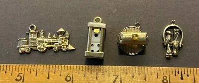 4 - Charms Including TrainAustria DiceSwinging Birds&San Francisco Trolley Car • $7.44