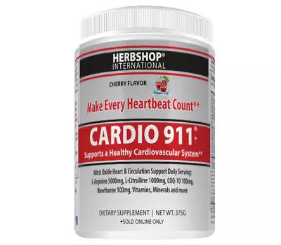 Cardio 911 L-arginine 5000 Mg & L-citrulline 1000 Mg Combo Beet - NEW CHERRY • $39.90