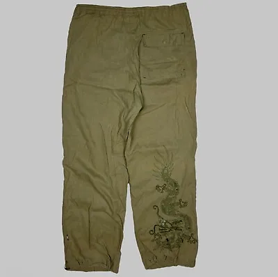 Maharishi Hemp Embroidered Snopants In Beige • £130