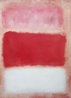 Fine Unique Painting – Color Field Composition Signed Mark Rothko • $280