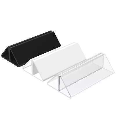 Menu Showcard Leaflet Holders Acrylic Wedding Table Place Name Setting Displays • £4.62