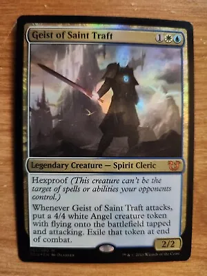 Geist Of Saint Traft NM FOIL Duel Deck: Blessed Vs. Cursed MTG FREE SHIPPING • $1.99