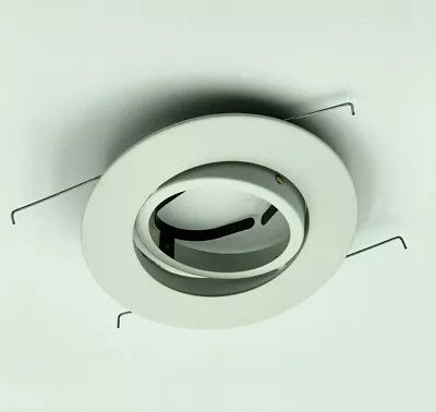 6 PACK 5 Inch Recessed Light Can Adjustable Gimble White Trim120V PAR30 BR3 • $55.95