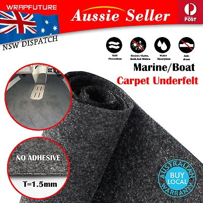 $65.79 • Buy Anti Slippery Marine Carpet Floor Felt Boat Yacht Deck Houseboat Bunk Boat 2MX3M