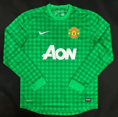Manchester United 2012-2013 Home Goalkeeper Shirt Size: Adults Medium • $74.71