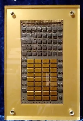 Cray-2 SuperComputer Memory Board In Lucite. No Engraving.  $20 More To Engrave  • $149