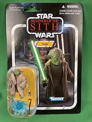 Star Wars Vintage Collection Revenge Of The Sith Yoda VC20 2010 Hasbro Kenner • $70