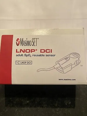 Masimo SET LNOP DCI Adult SpO2 Reusable Sensor REF:1269 • $75