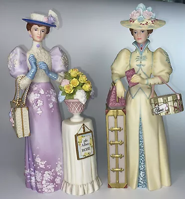 Mrs. Albee President's Club Annual Awards Avon Porcelain Figurines 2001  2002 • $28.99