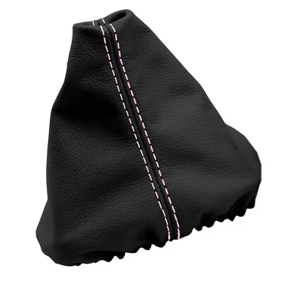 Manual Shift Boot Cover Leather For VW Jetta Vento MK3 1991-1998 Pink Stitch • $28.99