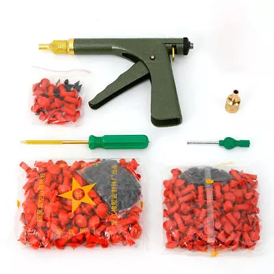 Tire Plugger Tubeless Tire Wheel Repair Gun Kit Mushroom Plug Probe Nozzle! • $36.10